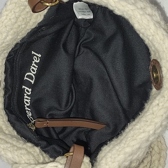 GERARD DAREL Beige Crochet Crossbody Shoulder Bag - Picture 9 of 11